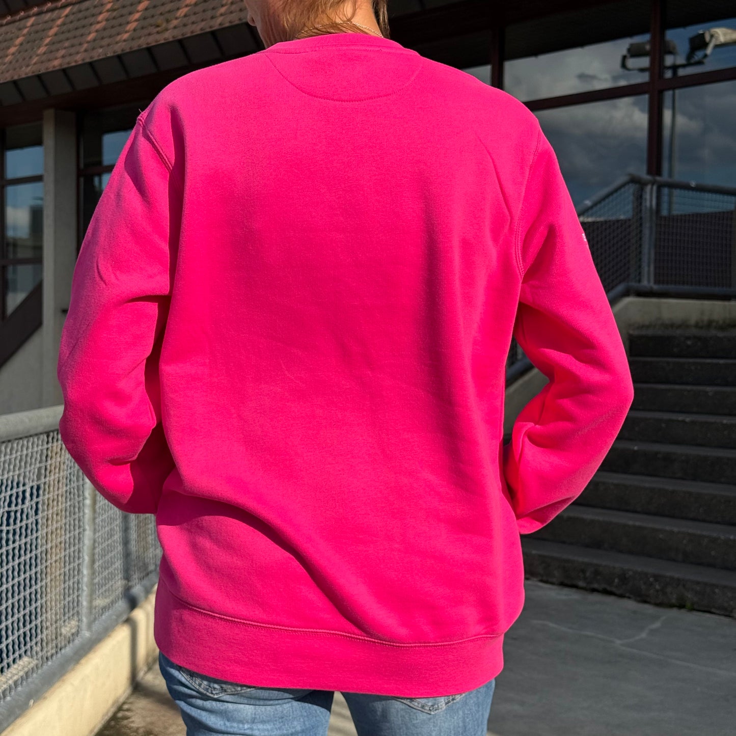 Sweatshirt gestickt 'PINK'