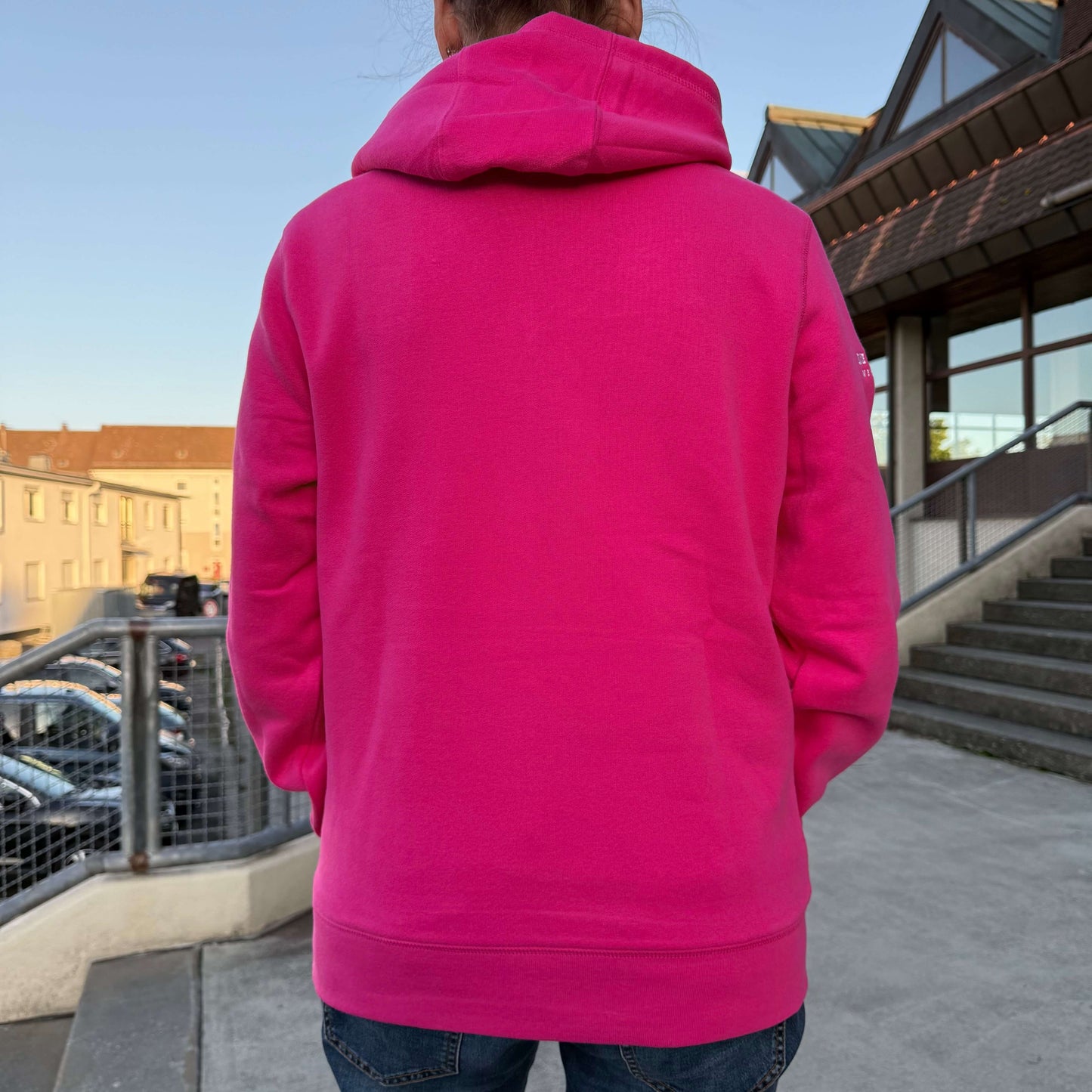 Zip-Hoodie gestickt 'PINK'