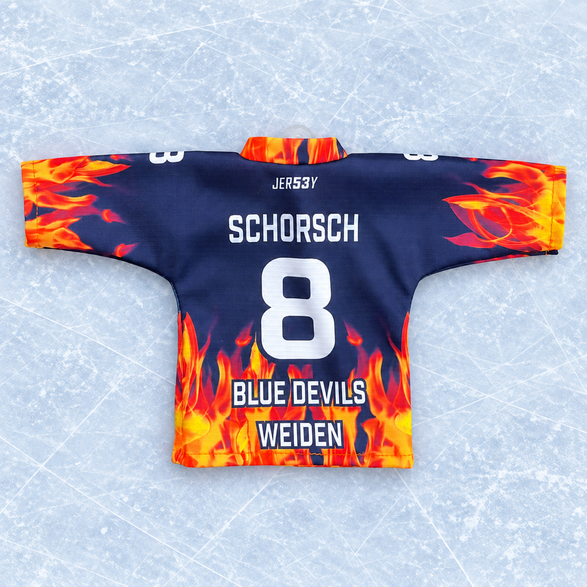 Minitrikot Warmup Personaliesiert 'Feuer'