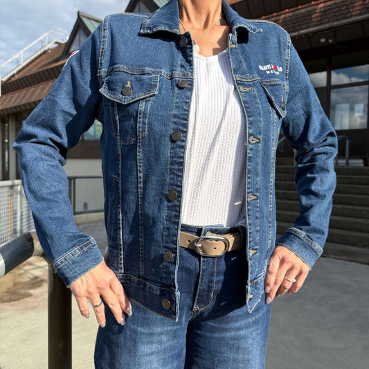 Jeans Jacke gestickt