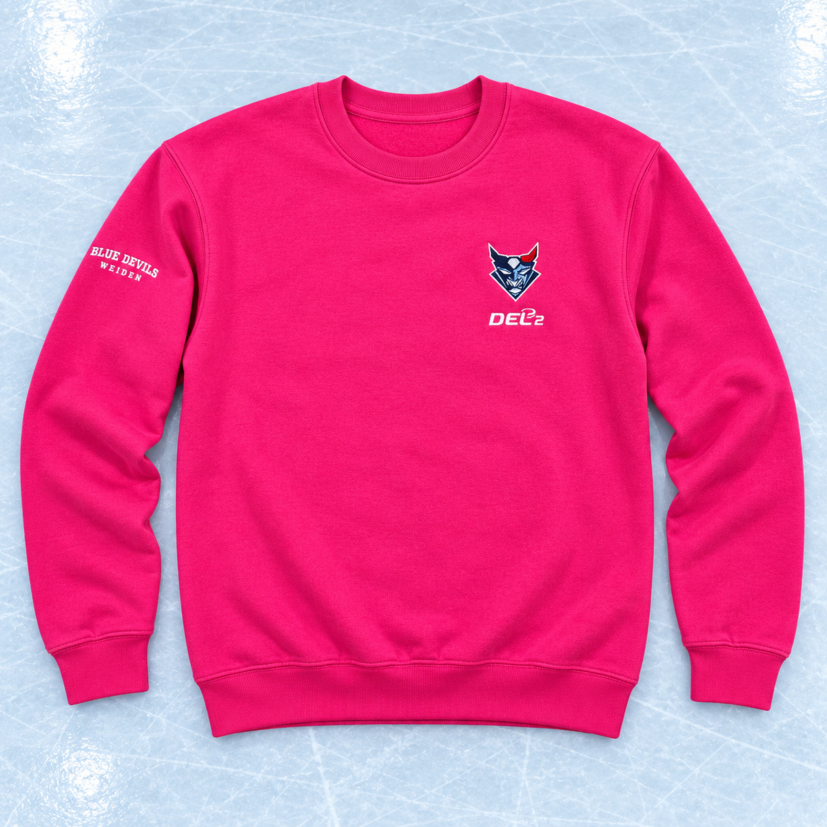 Sweatshirt gestickt 'PINK'